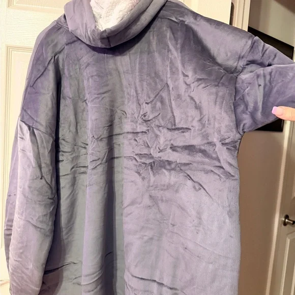 Cozy Oversized Gray Hoodie - Picture 2 of 6